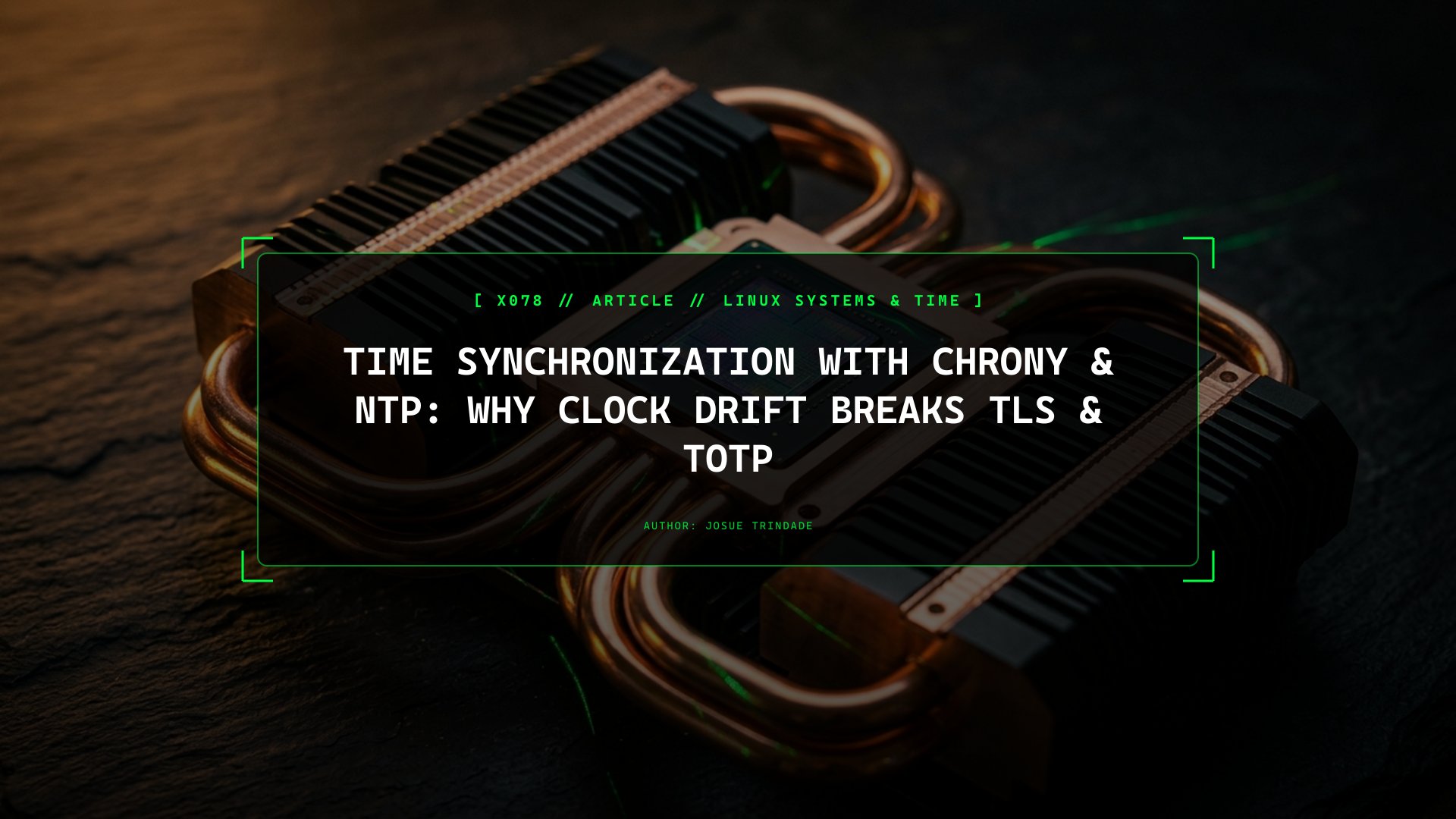 When a 30-Second Clock Drift Breaks 2FA Codes, Distributed Databases, and TLS: chrony & NTP Visually Explained