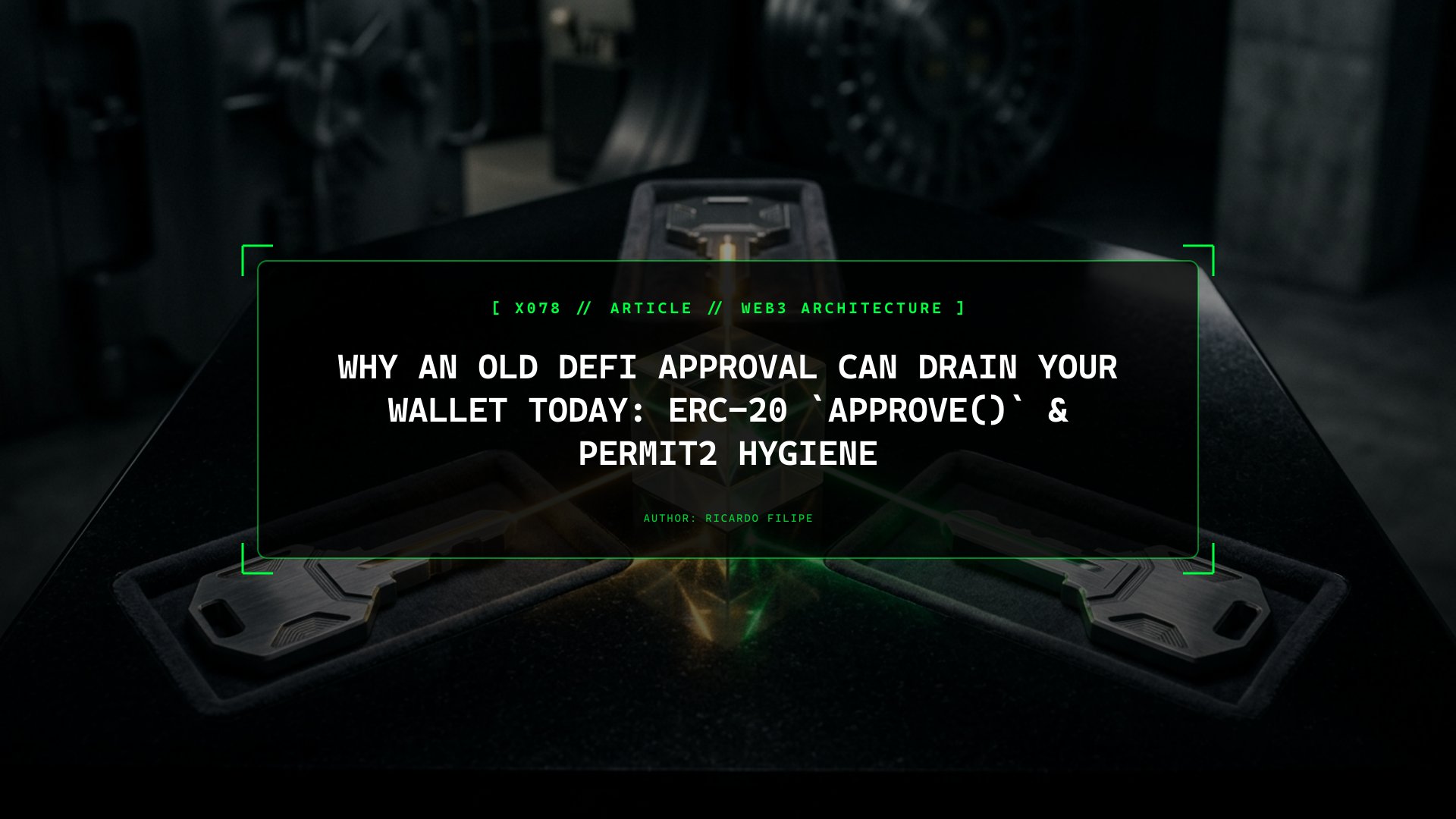 Why an Old DeFi Approval Can Drain Your Wallet Today: ERC-20 Allowances & Permit2 Hygiene