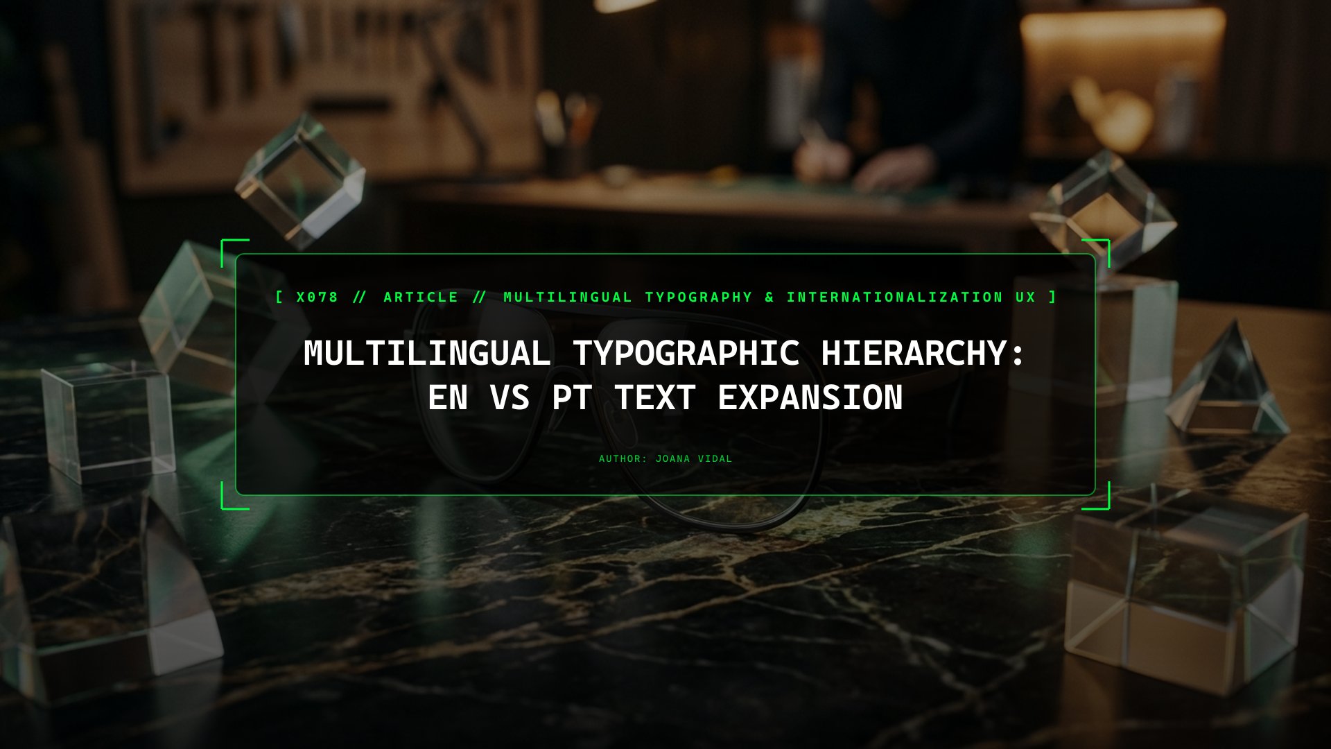 Multilingual Typographic Hierarchy: EN vs PT Text Expansion