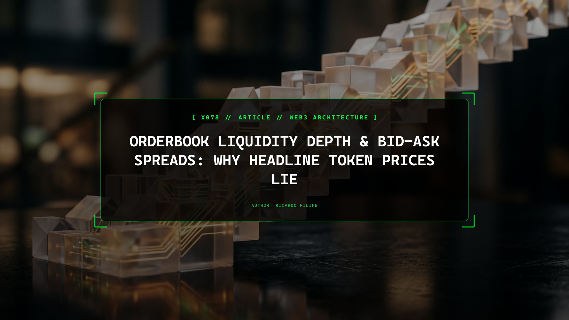 Orderbook Liquidity Depth & Bid-Ask Spreads: Why Headline Token Prices Lie