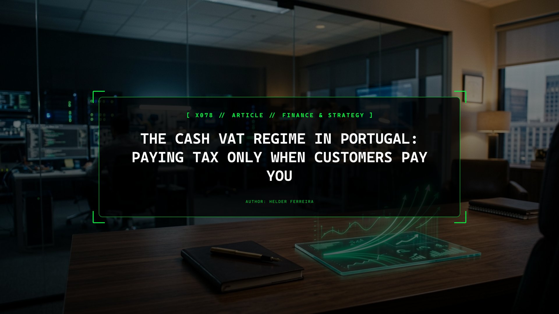 The Cash VAT Regime in Portugal: Paying VAT After Client Settlement