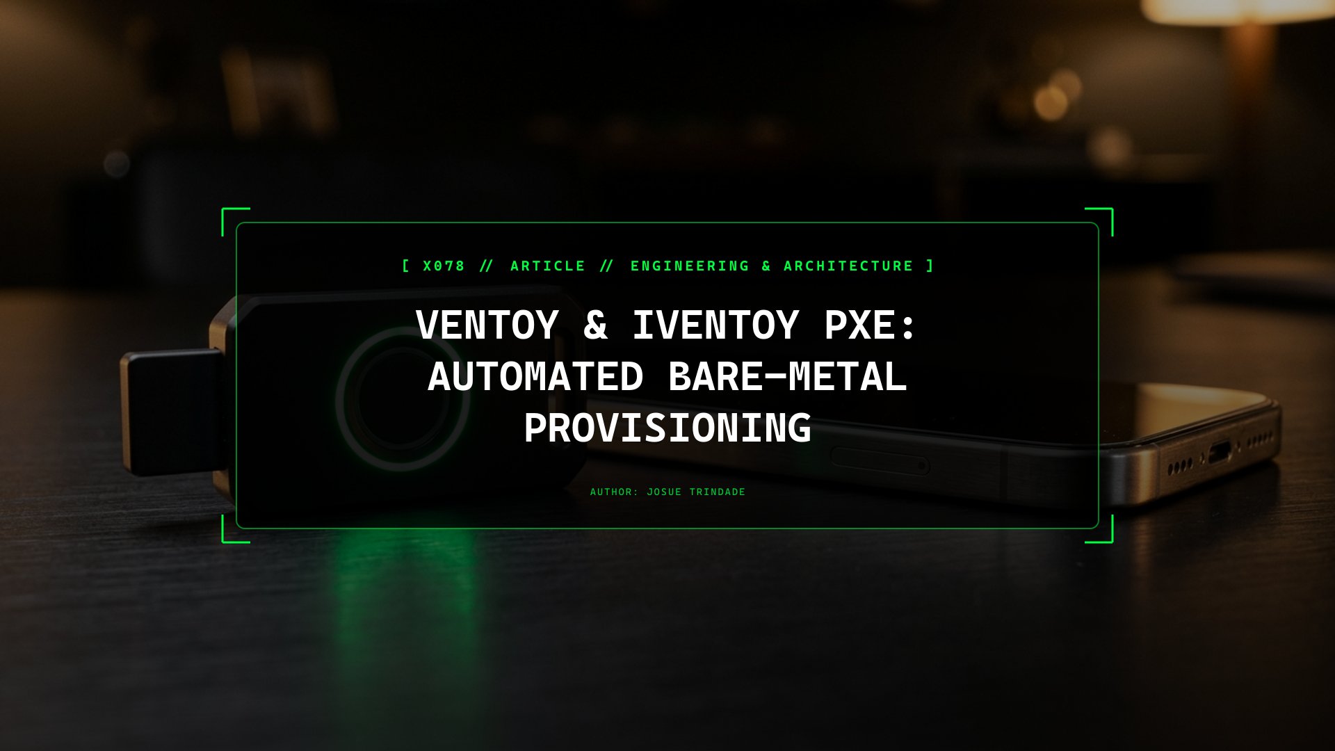 Zero-Touch Bare-Metal Provisioning with Ventoy Auto-Install Plugins and iVentoy PXE Boot