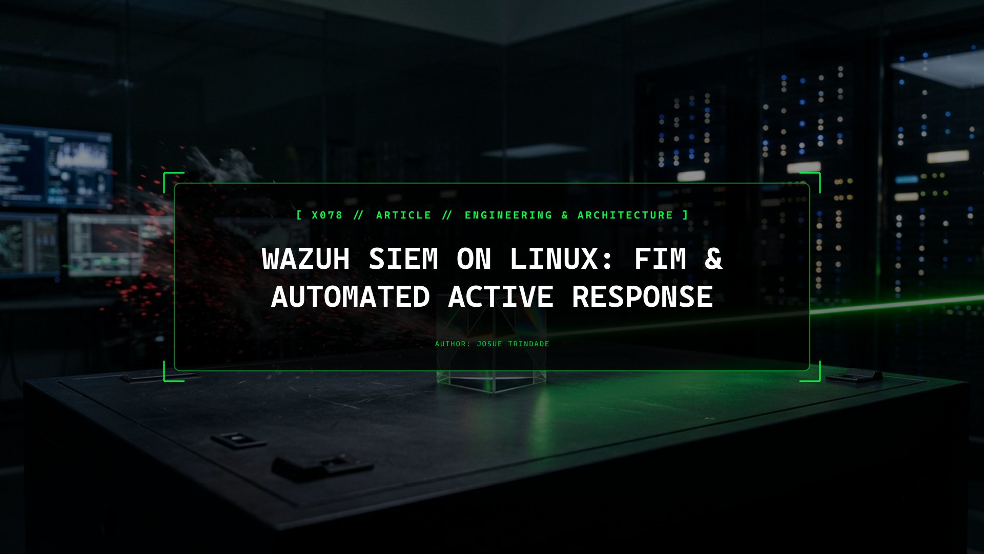 Automating Real-Time File Integrity Monitoring (FIM) and Active Response with Wazuh SIEM