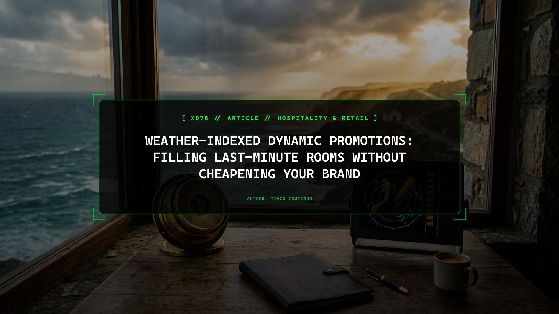Weather-Indexed Dynamic Promotions: Filling Last-Minute Rooms Without Cheapening Your Brand
