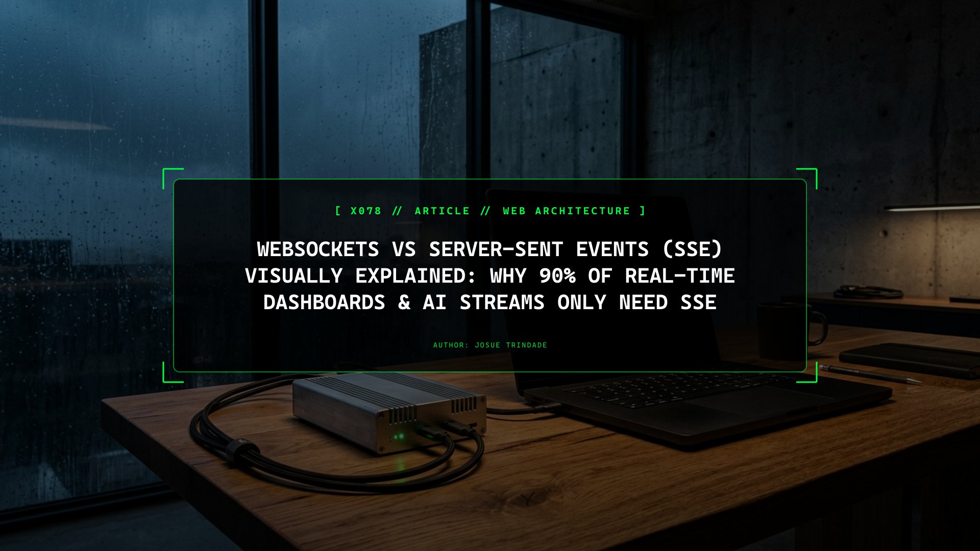WebSockets vs Server-Sent Events (SSE) Visually Explained: Why 90% of Real-Time Dashboards & AI Streams Only Need SSE