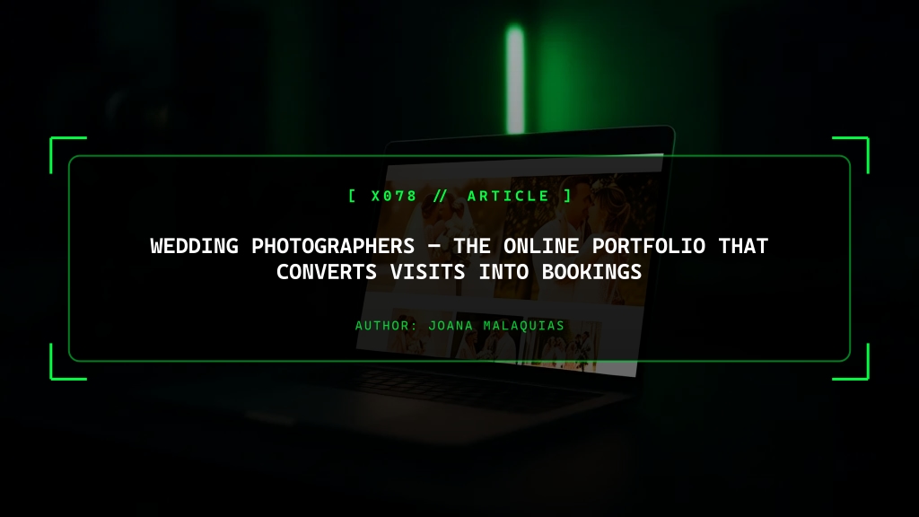 Wedding Photographers, The Online Portfolio That Converts