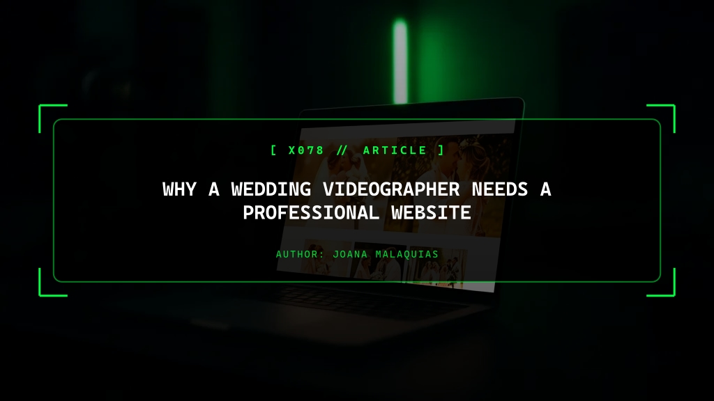 Why a Wedding Videographer Needs a Professional Website