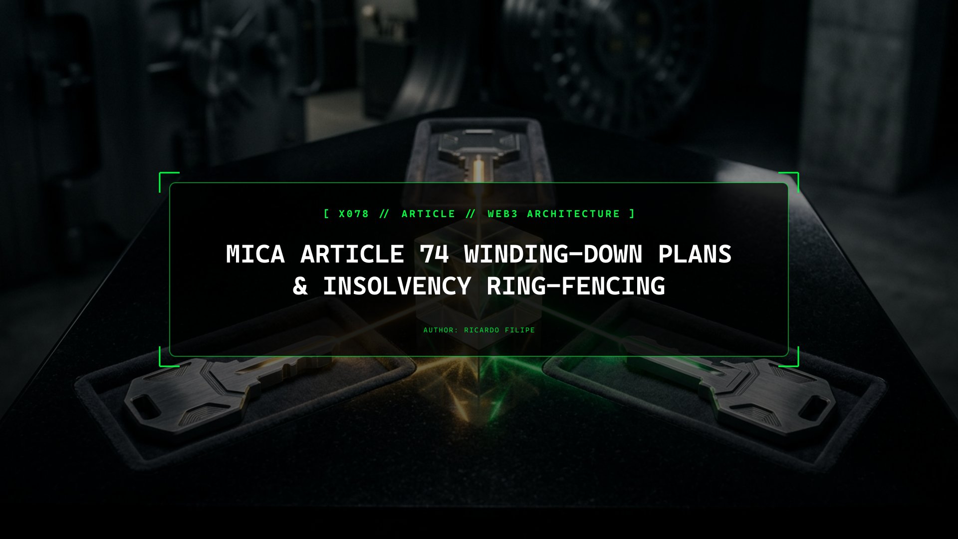 MiCA Article 74 Winding-Down Plans & Insolvency Ring-Fencing