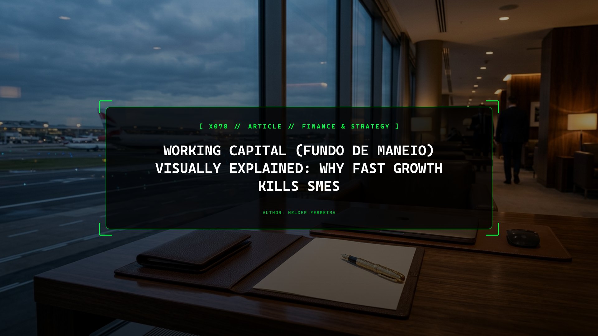 Working Capital (Fundo de Maneio) Visually Explained: Why Fast Growth Kills SMEs