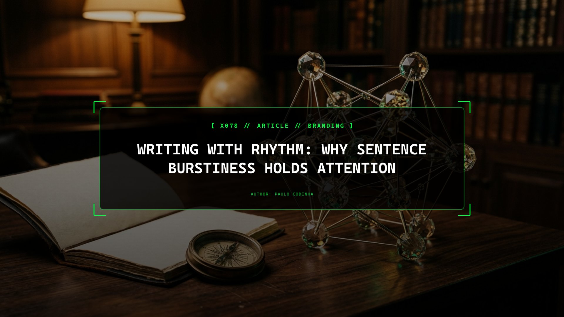Writing With Rhythm: Why Sentence Burstiness Holds Attention