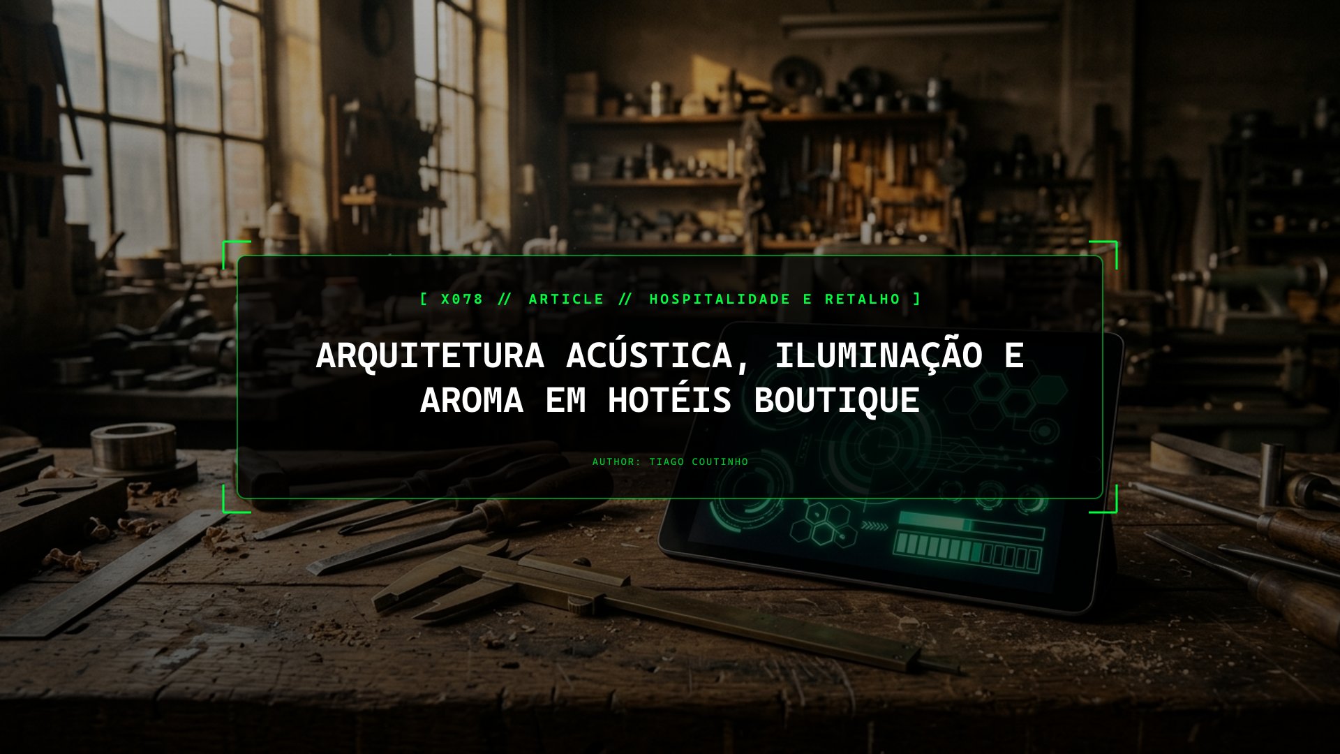 Arquitetura Acústica, Iluminação e Aroma em Hotéis Boutique