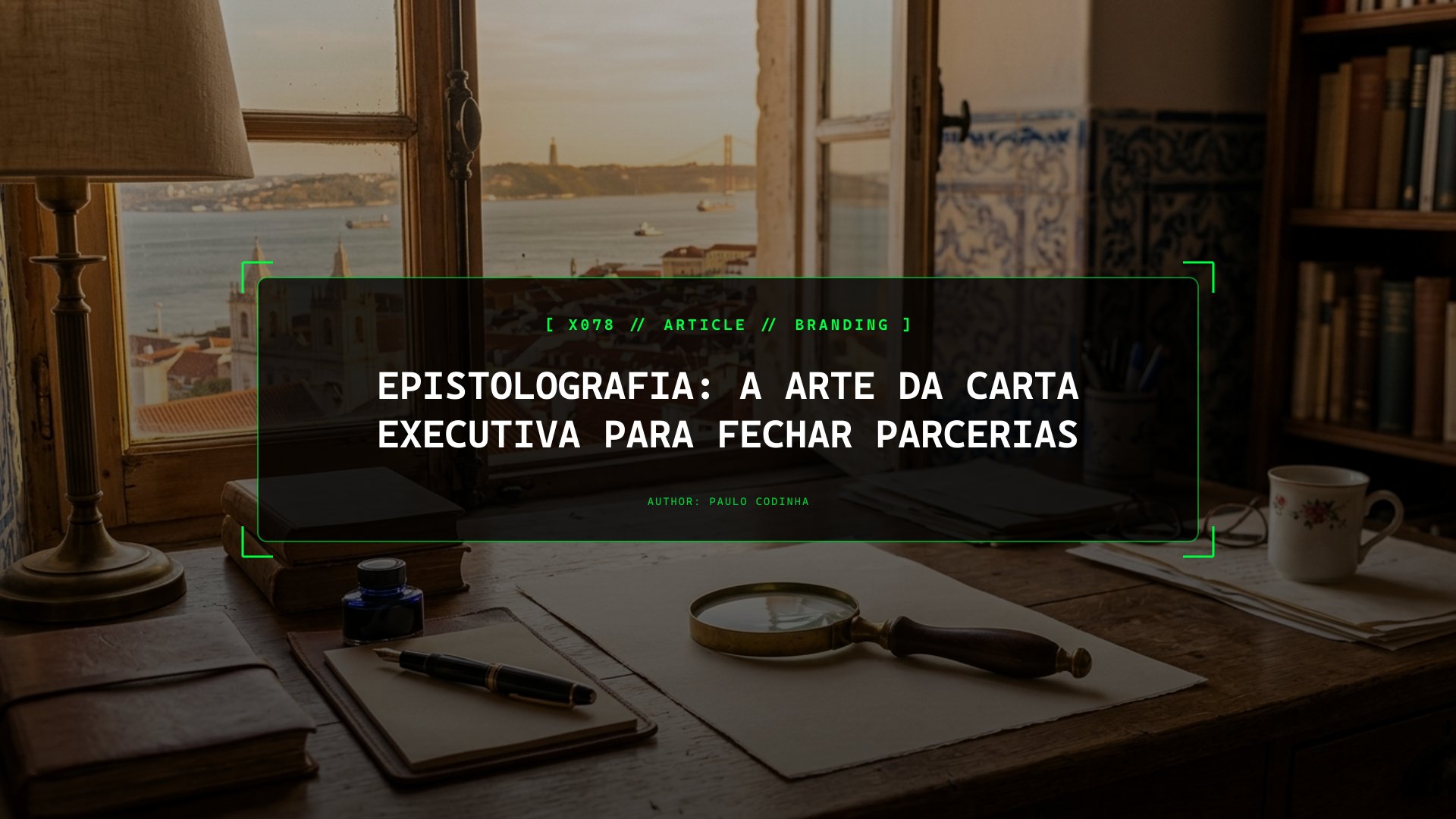 Na Era do Spam Automático, Uma Carta Executiva Impressa Tem 95% de Taxa de Abertura: A Estrutura Clássica Explicada