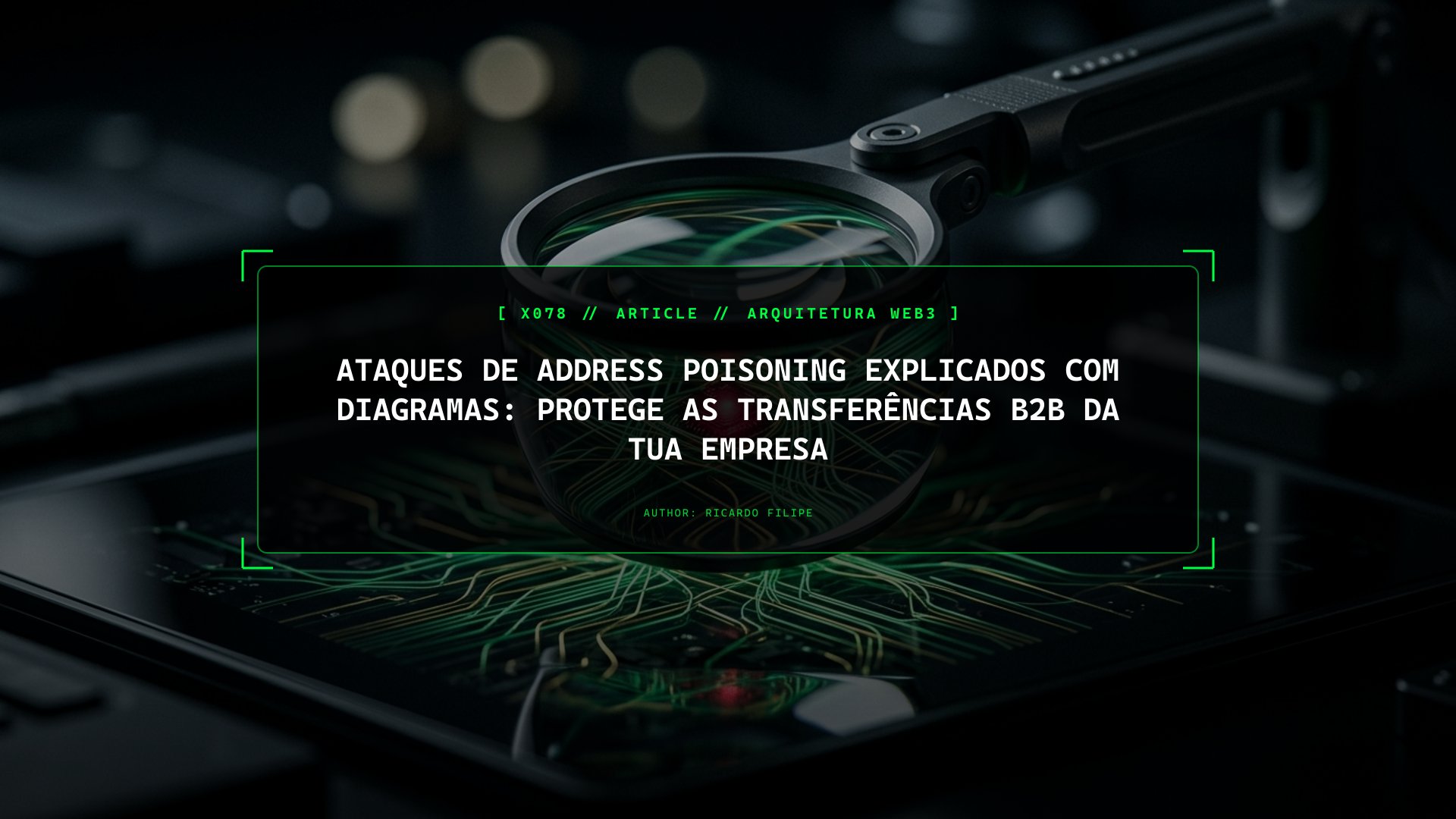 Ataques de Address Poisoning — Guia Prático: Protege as Transferências B2B da Tua Empresa