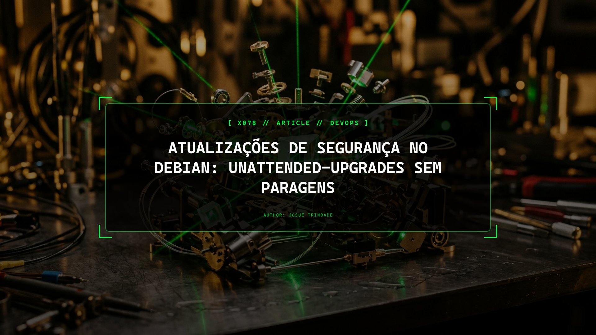 Atualizações de Segurança Automáticas no Debian: unattended-upgrades sem Quebrar a Produção