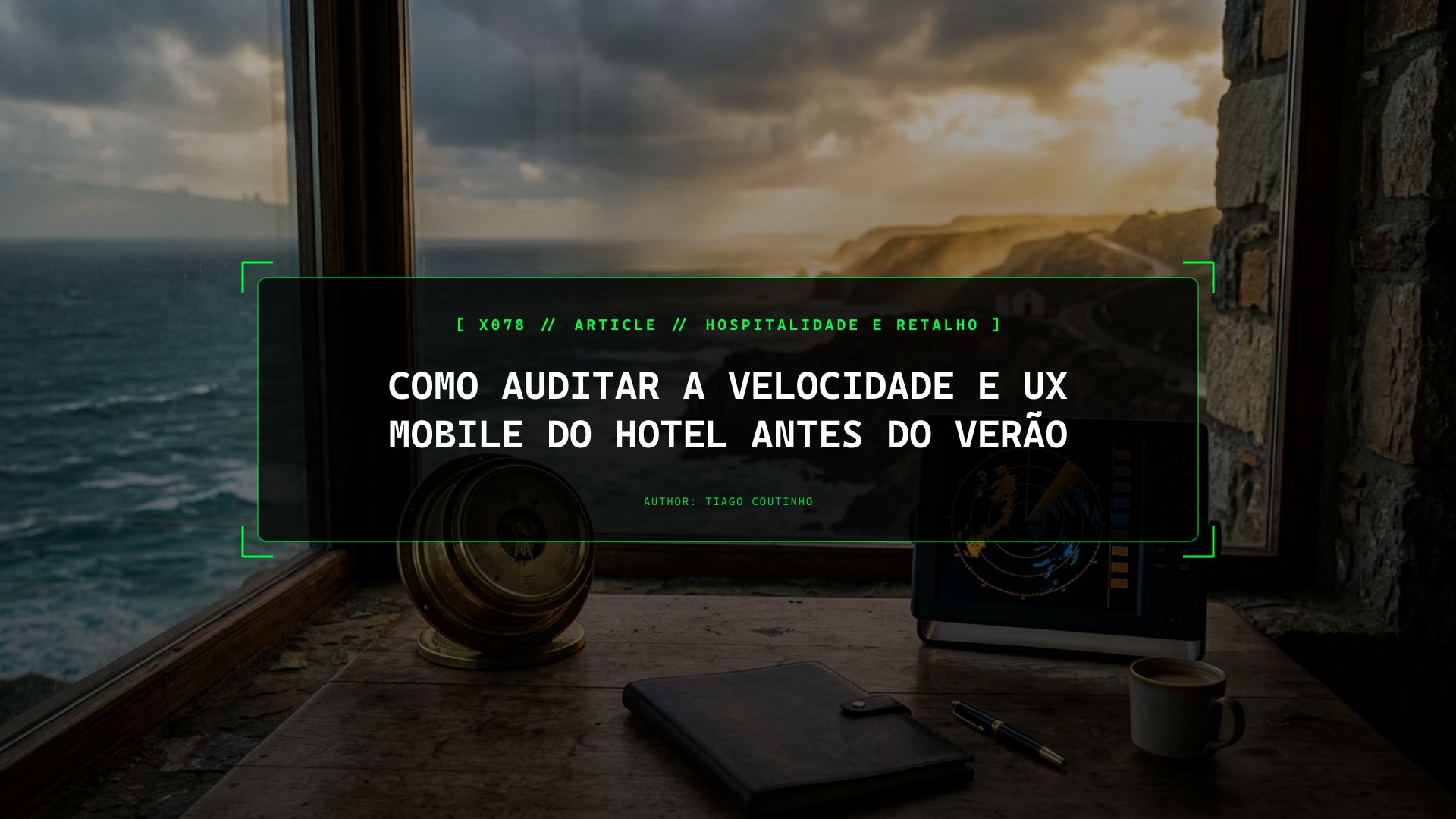 Como Auditar a Velocidade e UX Mobile do Hotel Antes do Verão