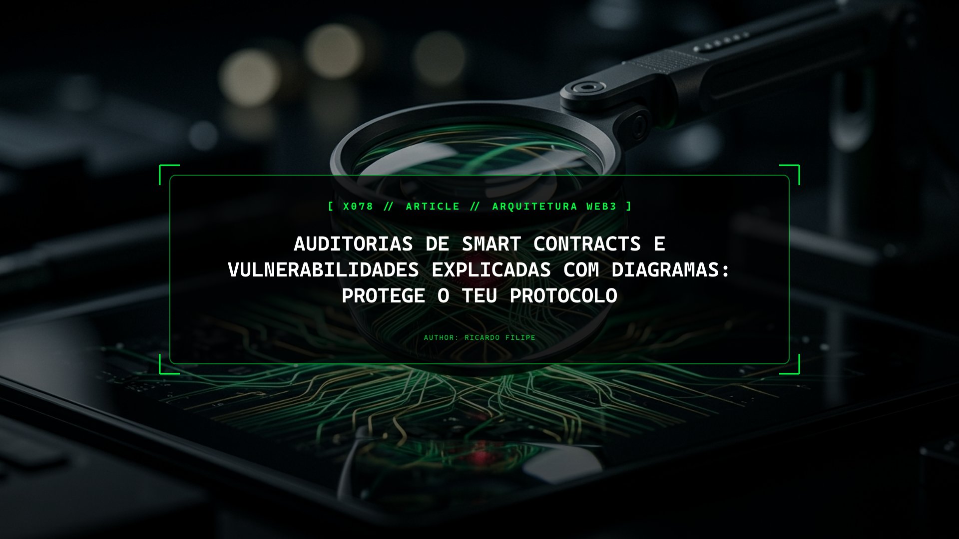 Auditorias de Smart Contracts e Vulnerabilidades Explicadas na Prática: Protege o Teu Protocolo