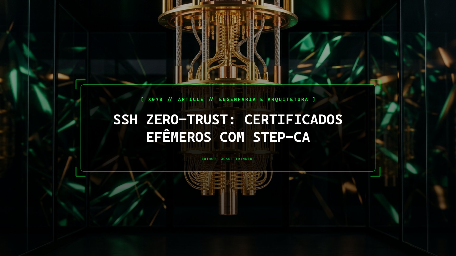 Como Eliminar Ficheiros authorized_keys Espalhados Usando Certificados SSH com step-ca