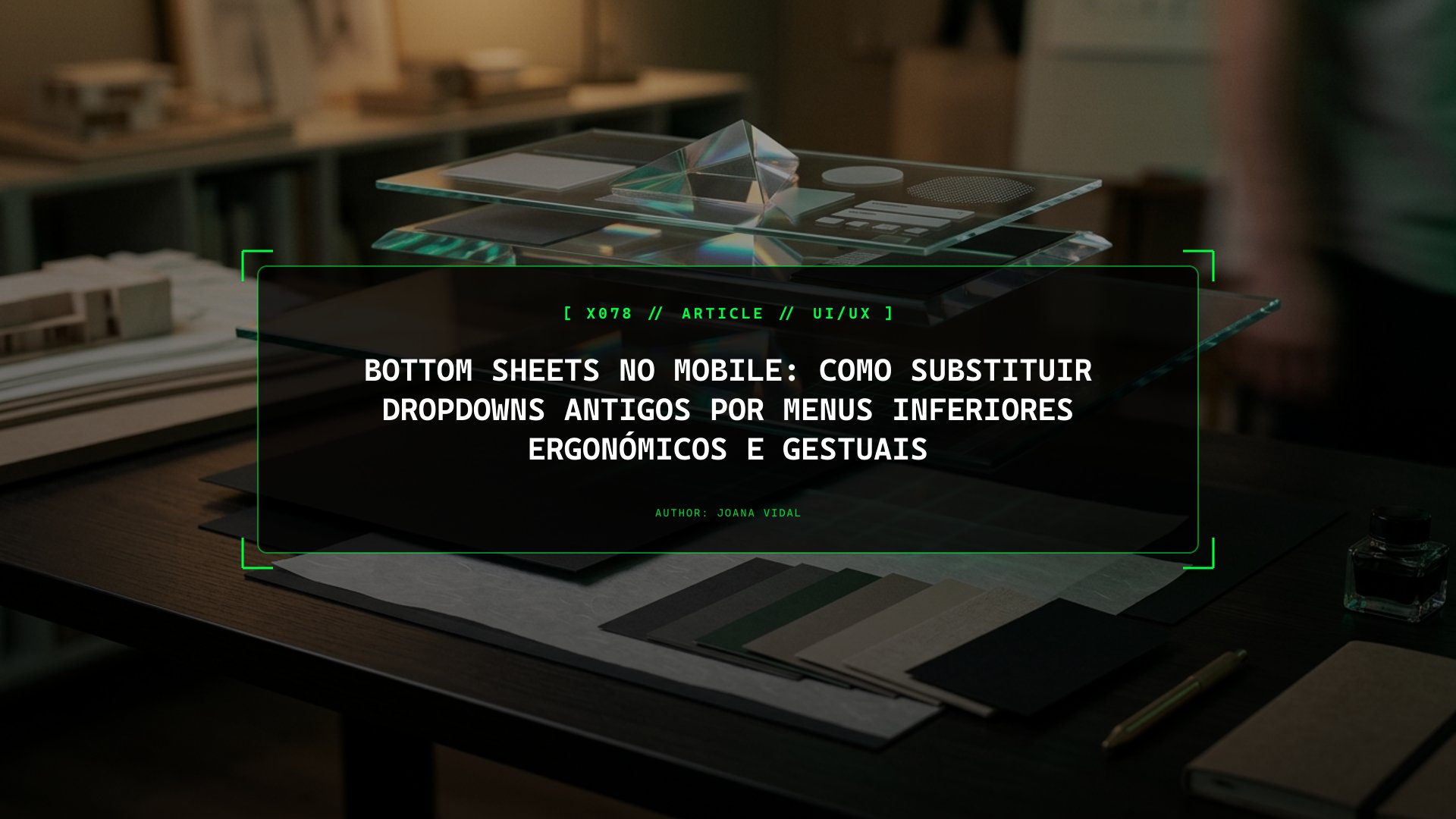 Bottom Sheets no Mobile: Como Substituir Dropdowns Antigos por Menus Inferiores Ergonómicos e Gestuais