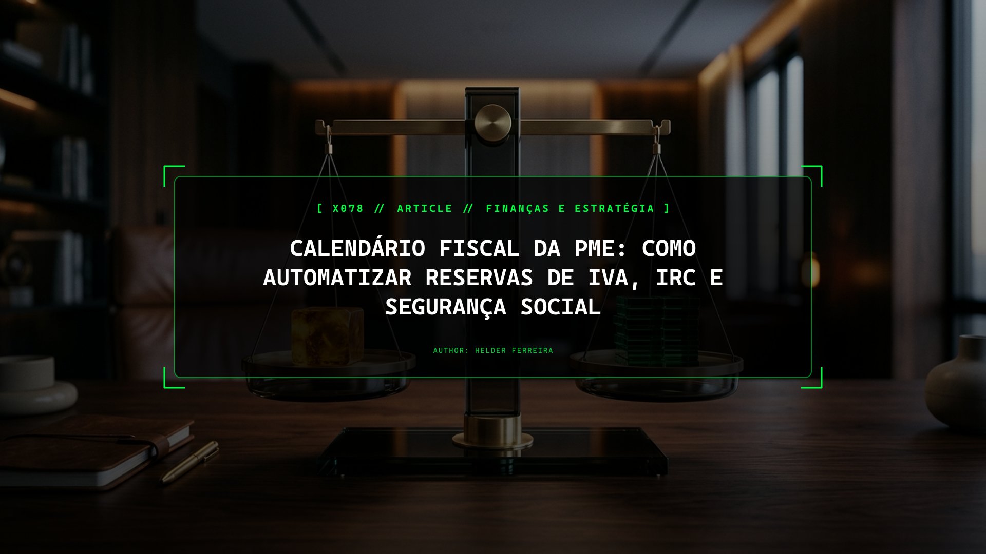 O Calendário Fiscal da Empresa: Como Automatizar Reservas e Nunca Falhar Prazos