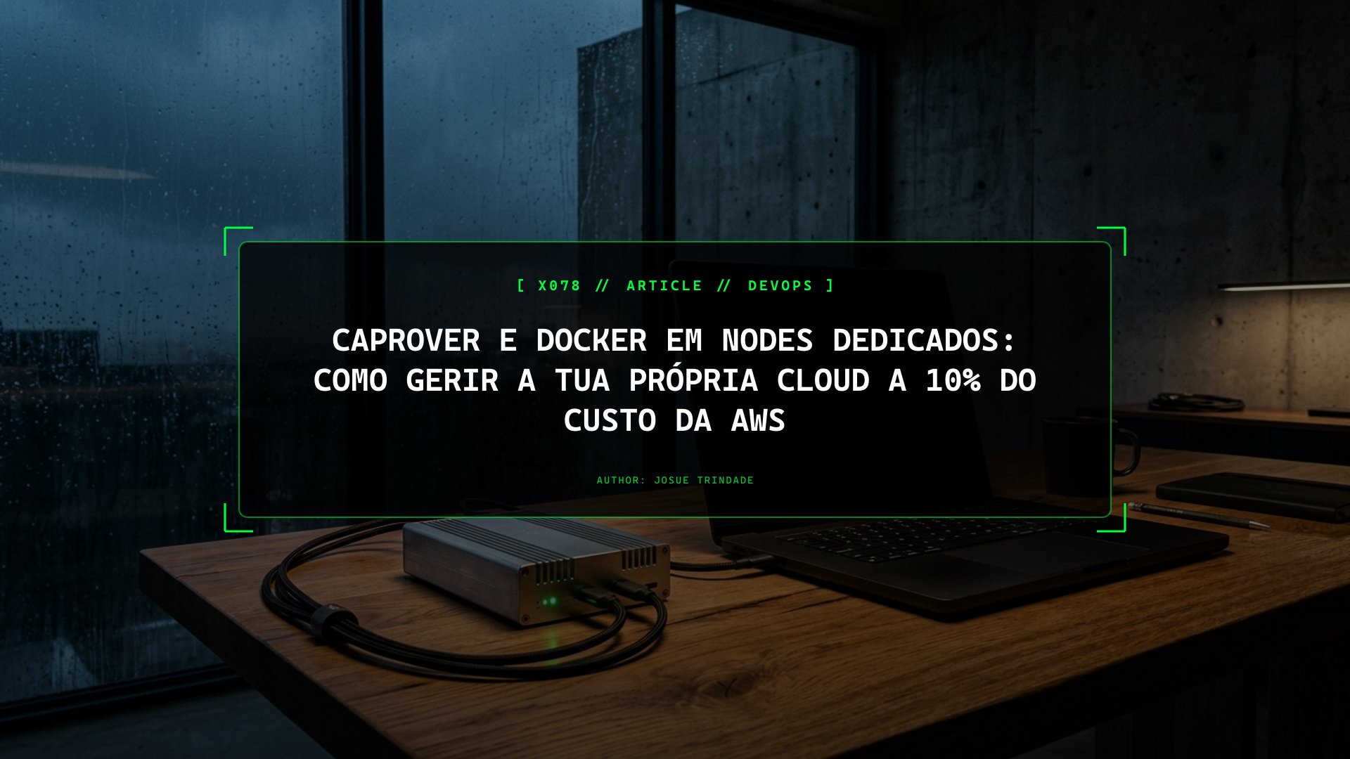 CapRover e Docker em Nodes Dedicados: Como Gerir a Tua Própria Cloud a 10% do Custo da AWS
