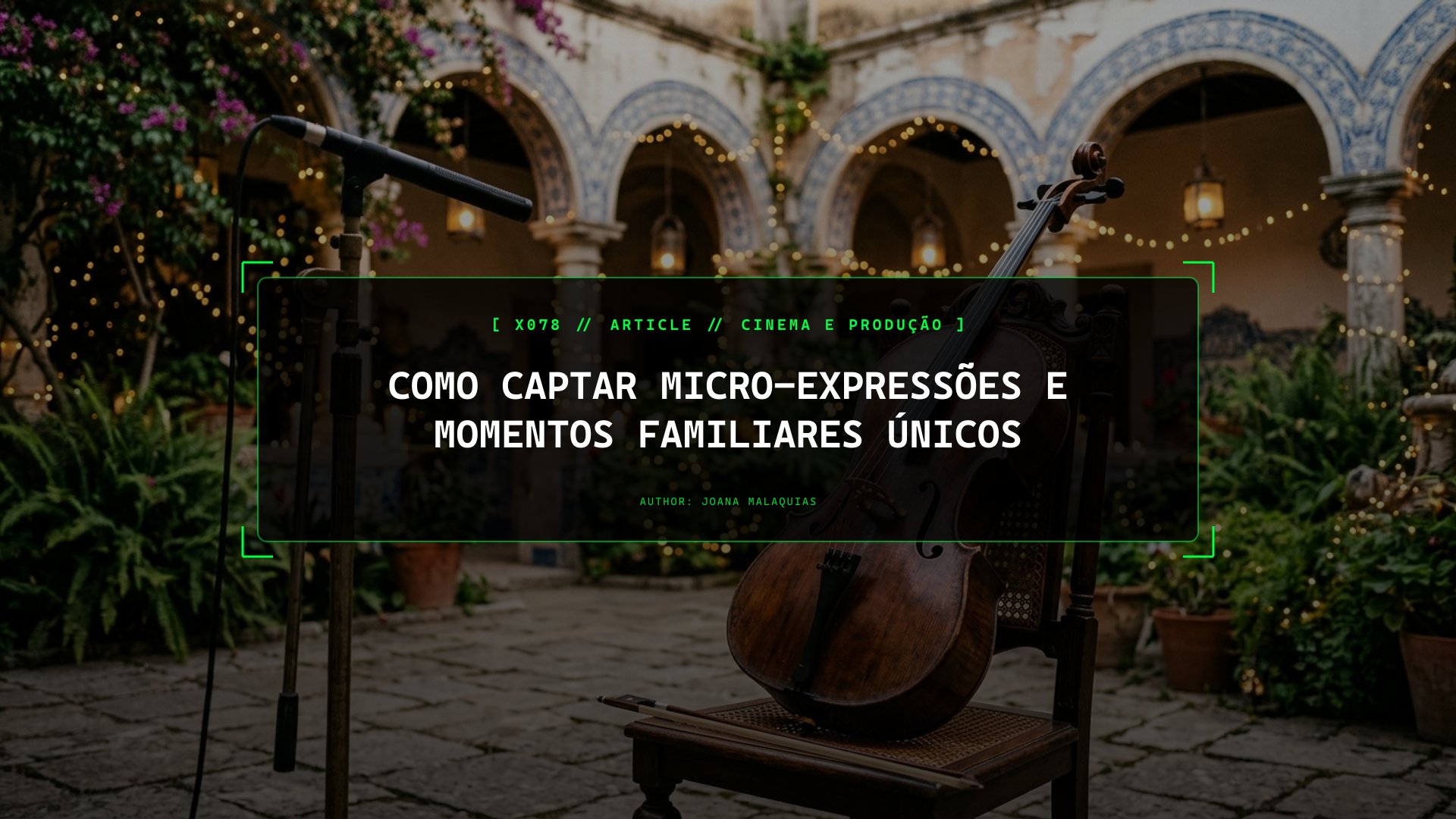 Como Captar Micro-Expressões e Momentos Familiares Únicos