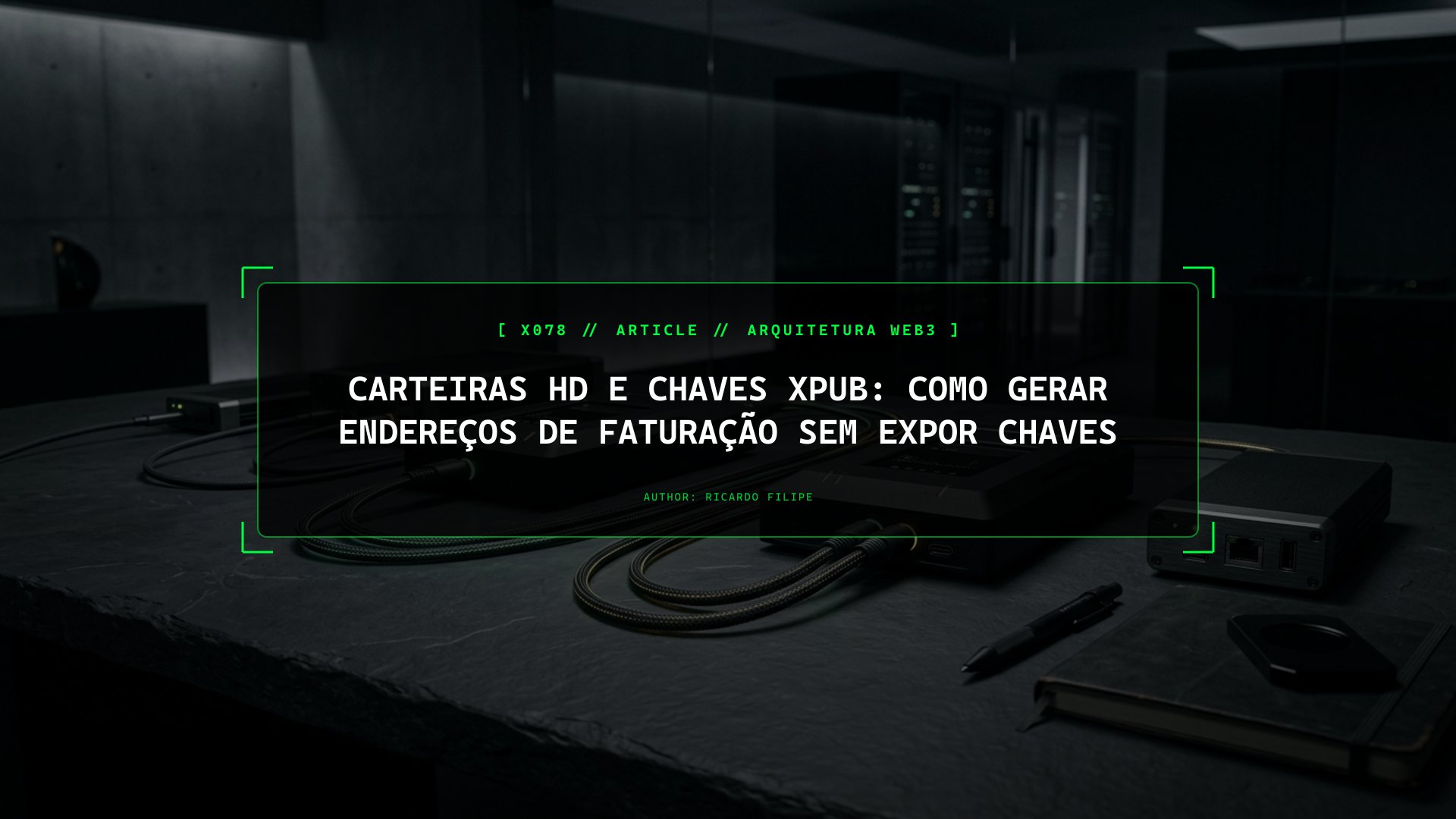 Carteiras HD e Chaves xpub: Como Gerar Endereços de Faturação sem Expor Chaves