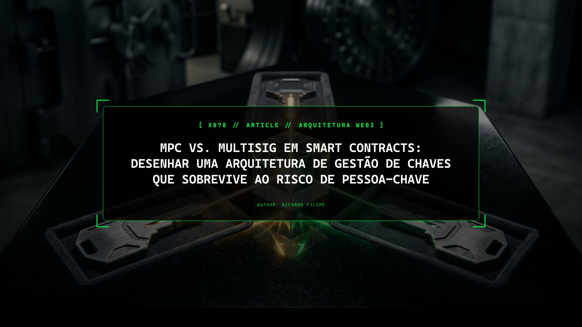MPC vs. Multisig em Smart Contracts: Desenhar uma Arquitetura de Gestão de Chaves Que Sobrevive ao Risco de Pessoa-Chave