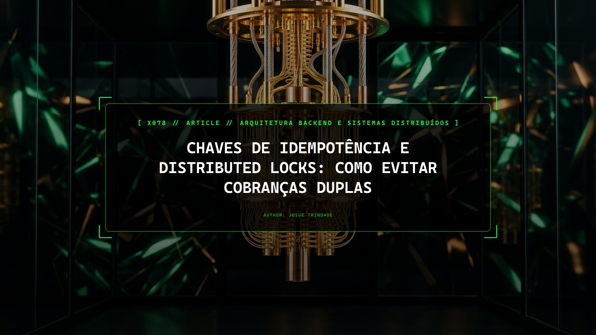 Chaves de Idempotência e Distributed Locks: Como Evitar Cobranças Duplas