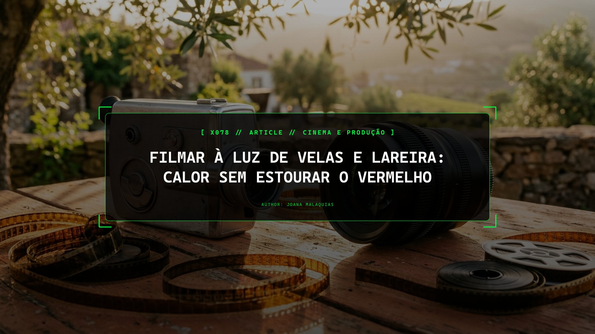 Filmar à Luz de Velas e Lareira: Calor Sem Estourar o Vermelho