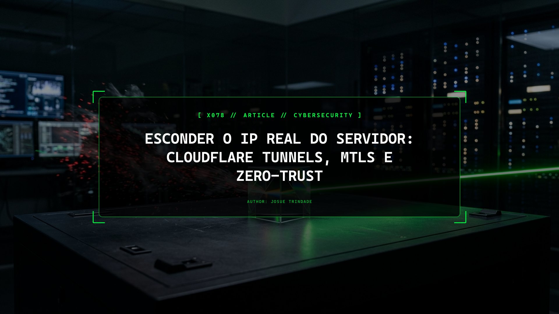 Esconder o IP Real dos Servidores HestiaCP e CapRover: Cloudflare Tunnels, mTLS e Zero-Trust