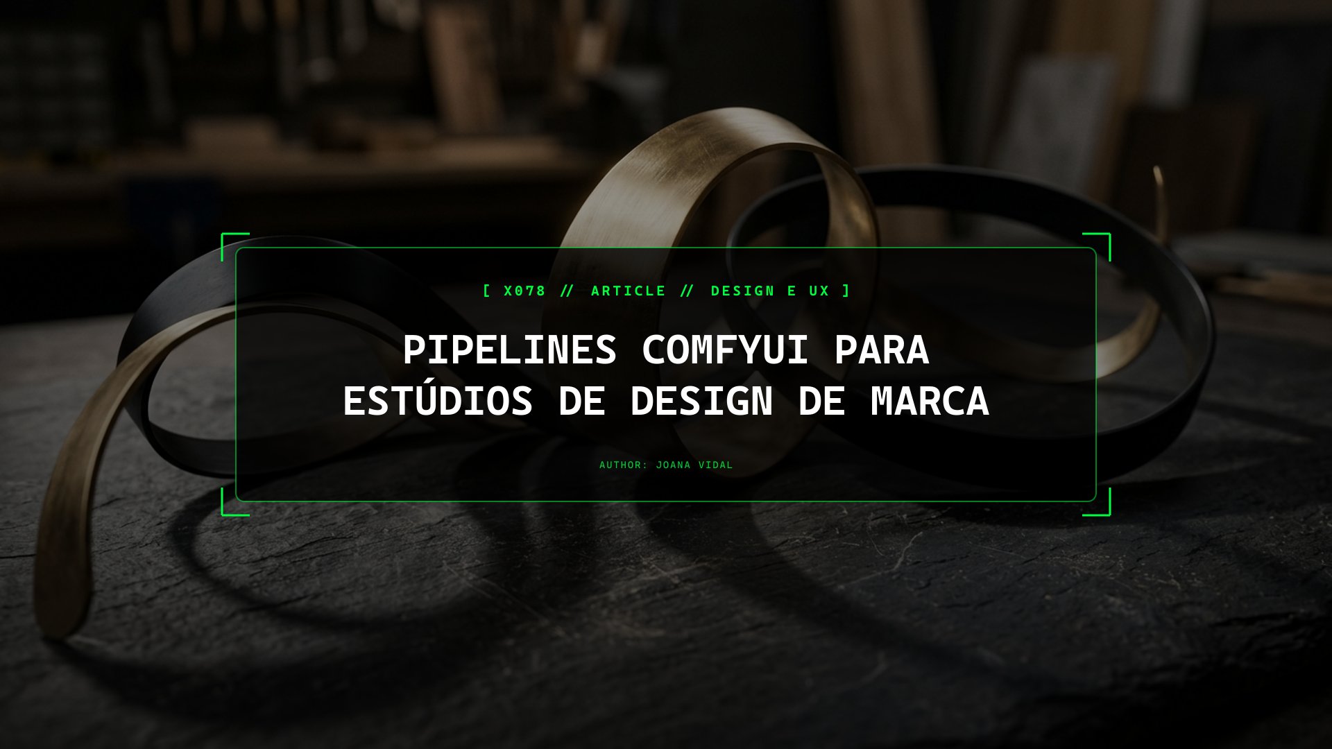 Como Criar Pipelines de Ativos de Marca em ComfyUI para Estúdios