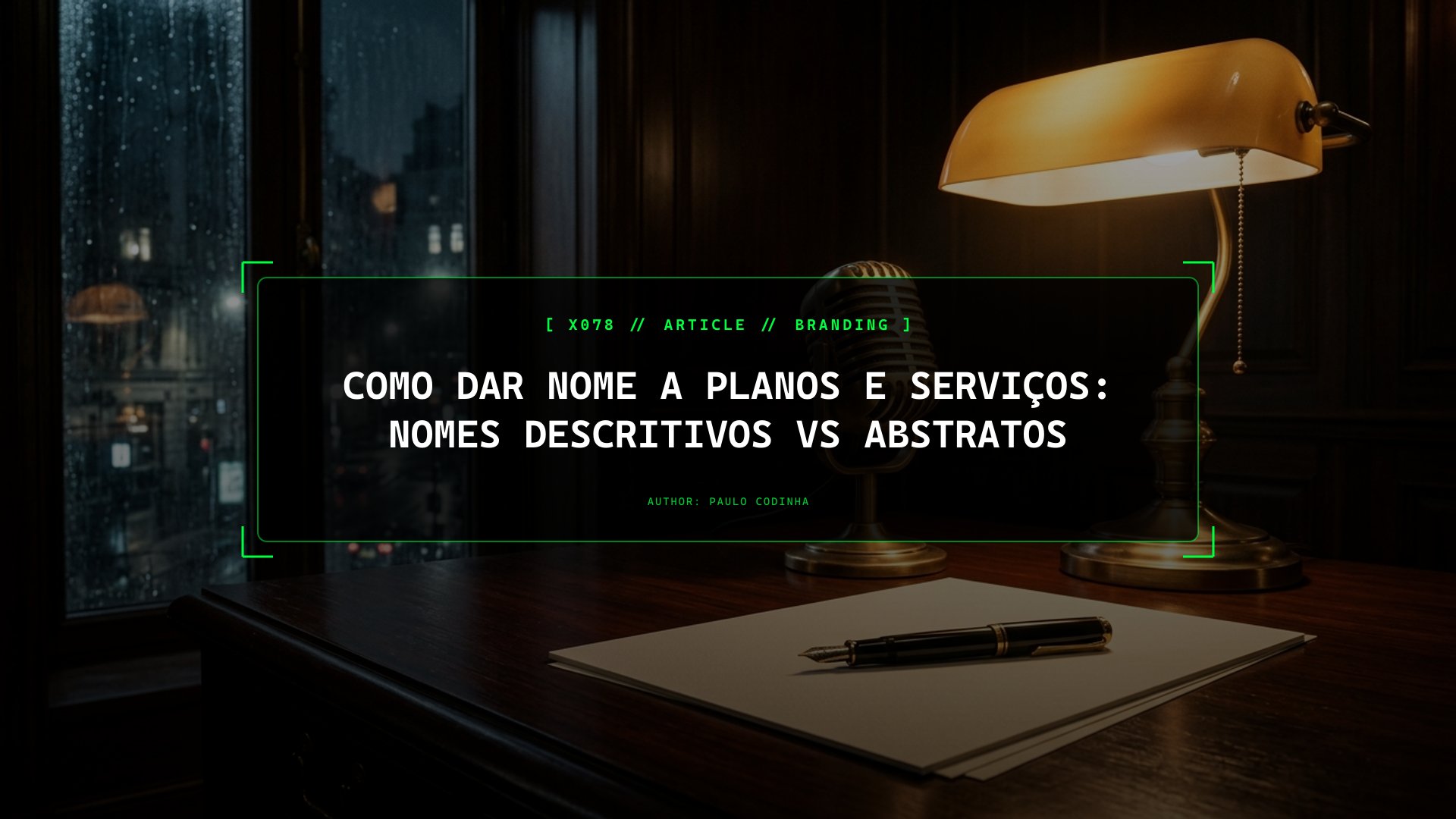 Como Dar Nome a Planos e Níveis de Serviço: Porque Chamar 'Prata, Ouro e Platina' Afasta os Teus Melhores Clientes