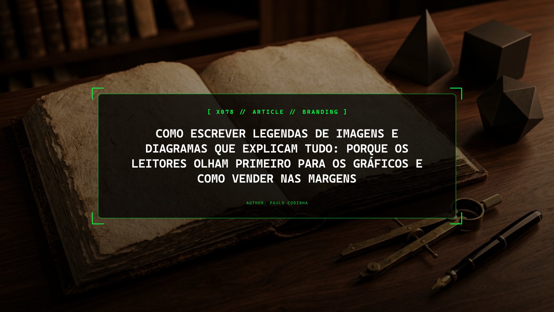 Como Escrever Legendas de Imagens e Estruturas que Explicam Tudo: Porque os Leitores Olham Primeiro para os Gráficos e Como Vender nas Margens