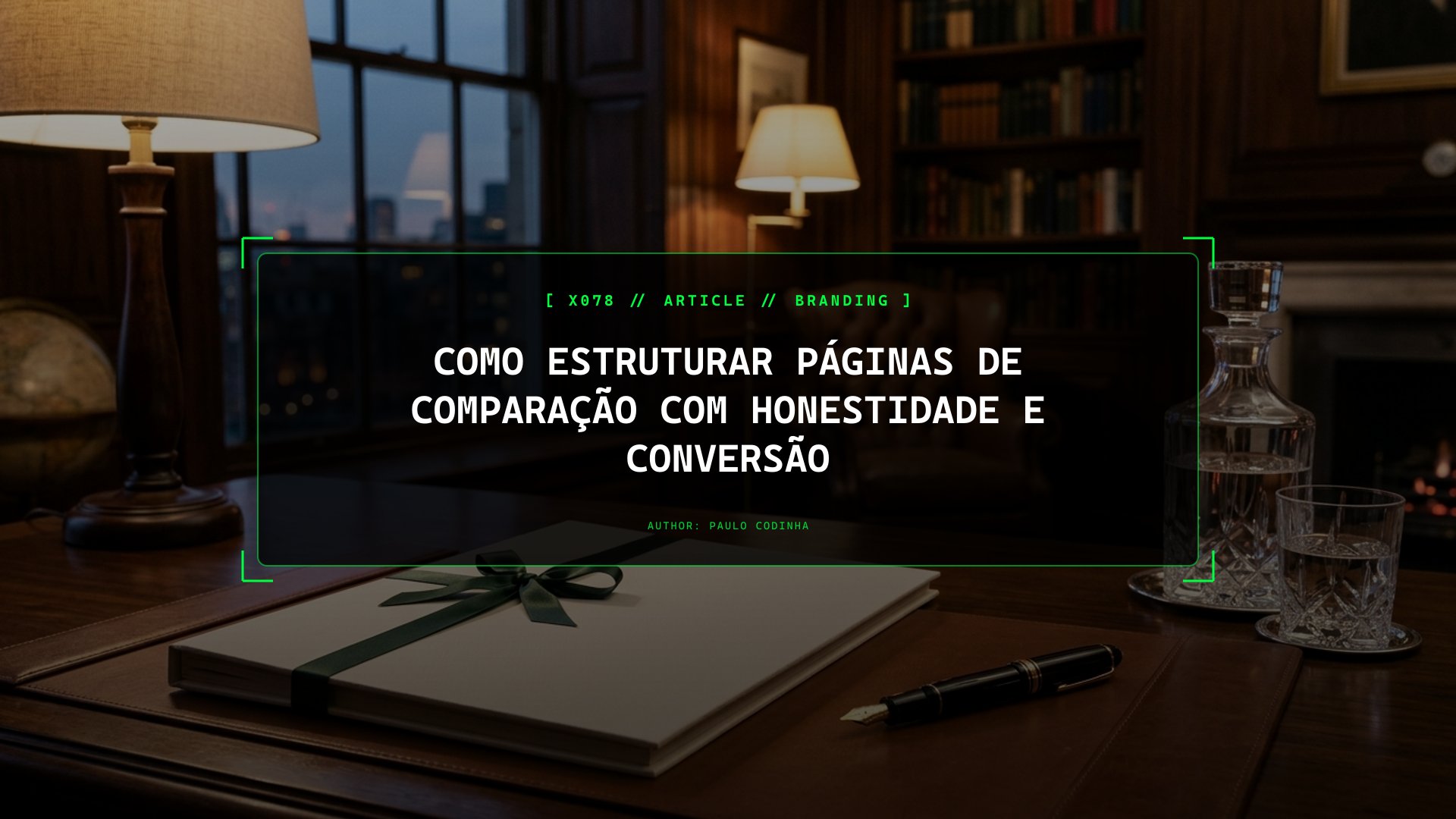 Como Escrever Páginas de Comparação de Concorrentes: Matrizes de Honestidade que Não Soam a Ataque Barato e Fecham Vendas