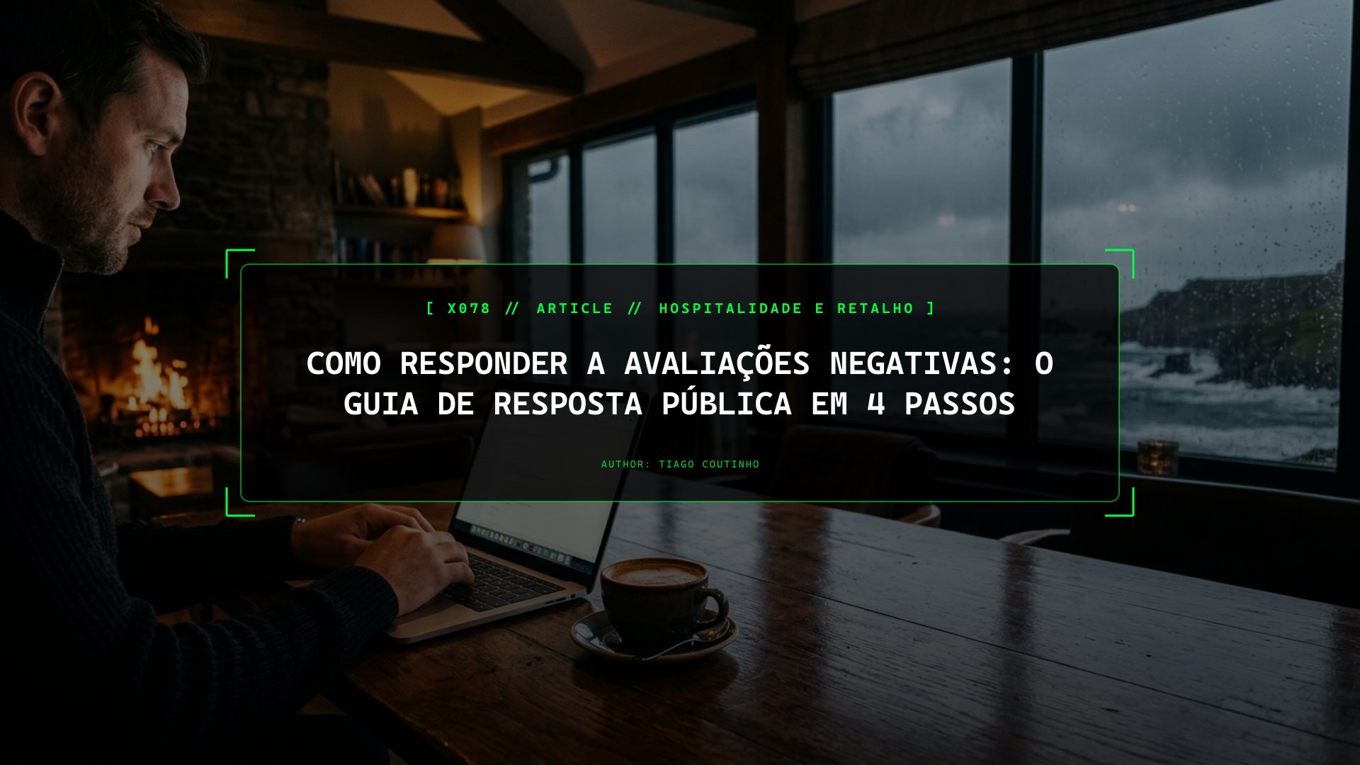 Como Responder a Avaliações Negativas: O Guia de Resposta Pública em 4 Passos