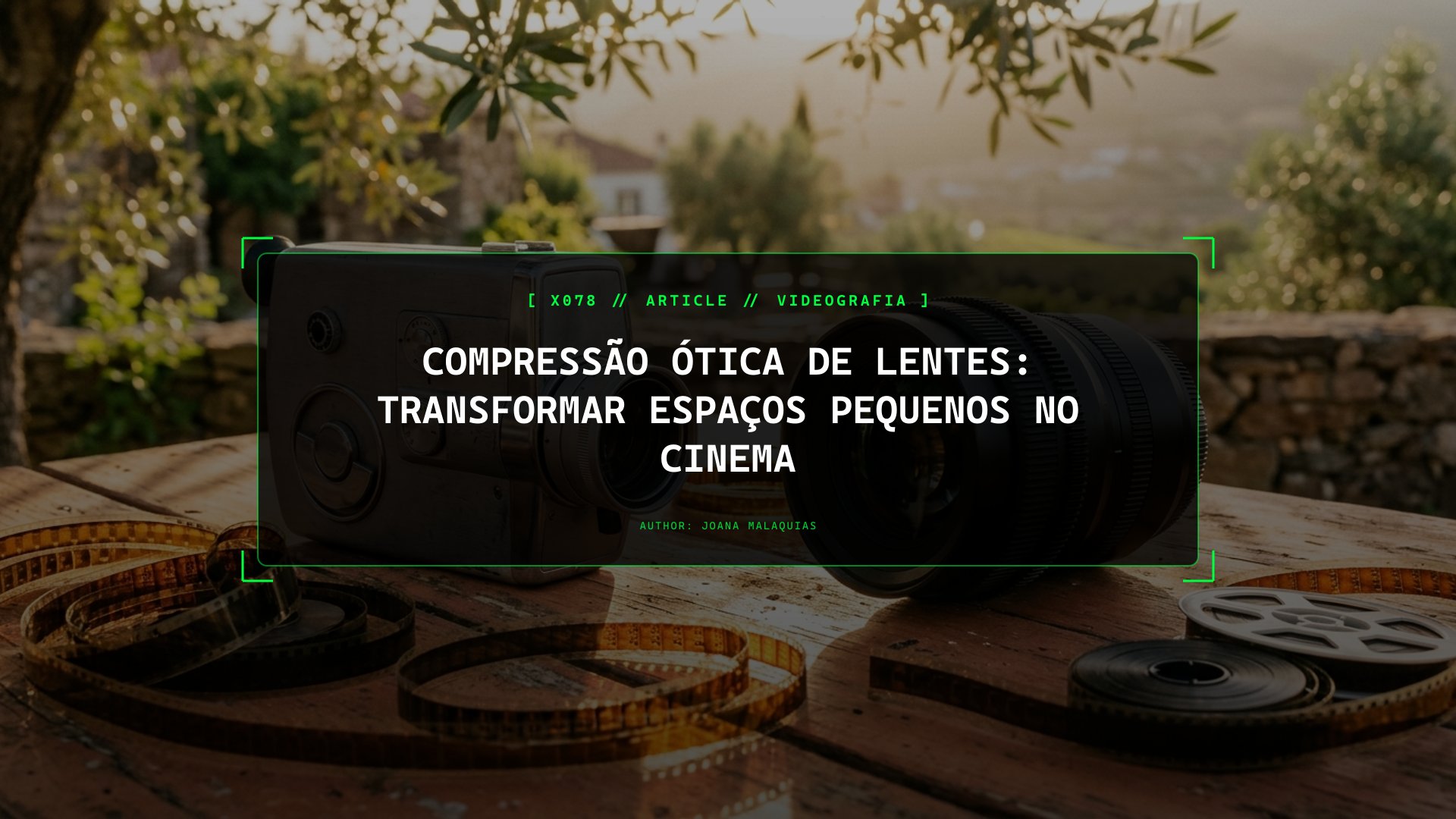 Compressão Ótica de Lentes: Transformar Espaços Pequenos no Cinema