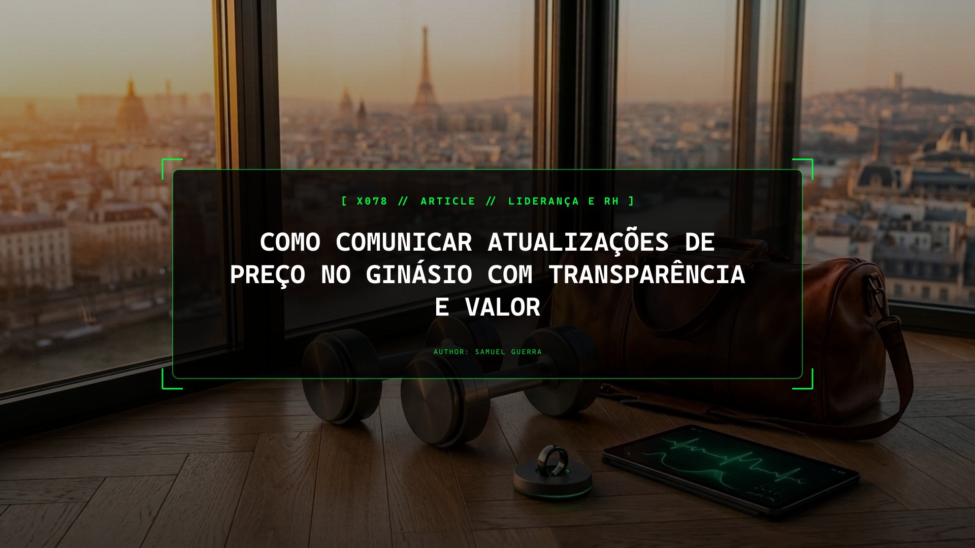 Como Comunicar Atualizações de Preço no Ginásio com Transparência e Valor