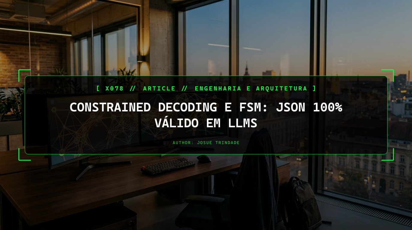Como Eliminar Erros de Sintaxe JSON em Agentes de IA com Constrained Decoding por Máquina de Estados