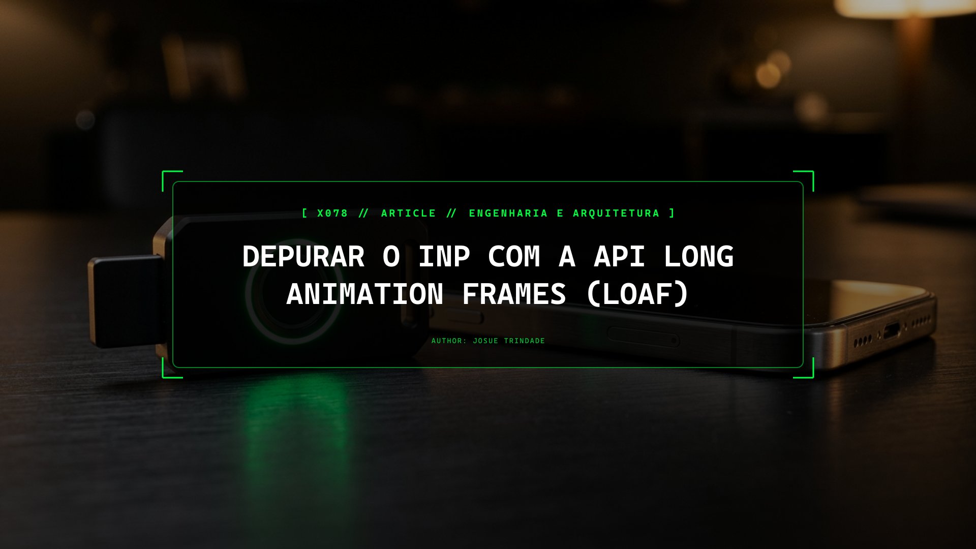 Como Isolar Bloqueios de Interaction to Next Paint (INP) com a API Long Animation Frames e scheduler.yield()