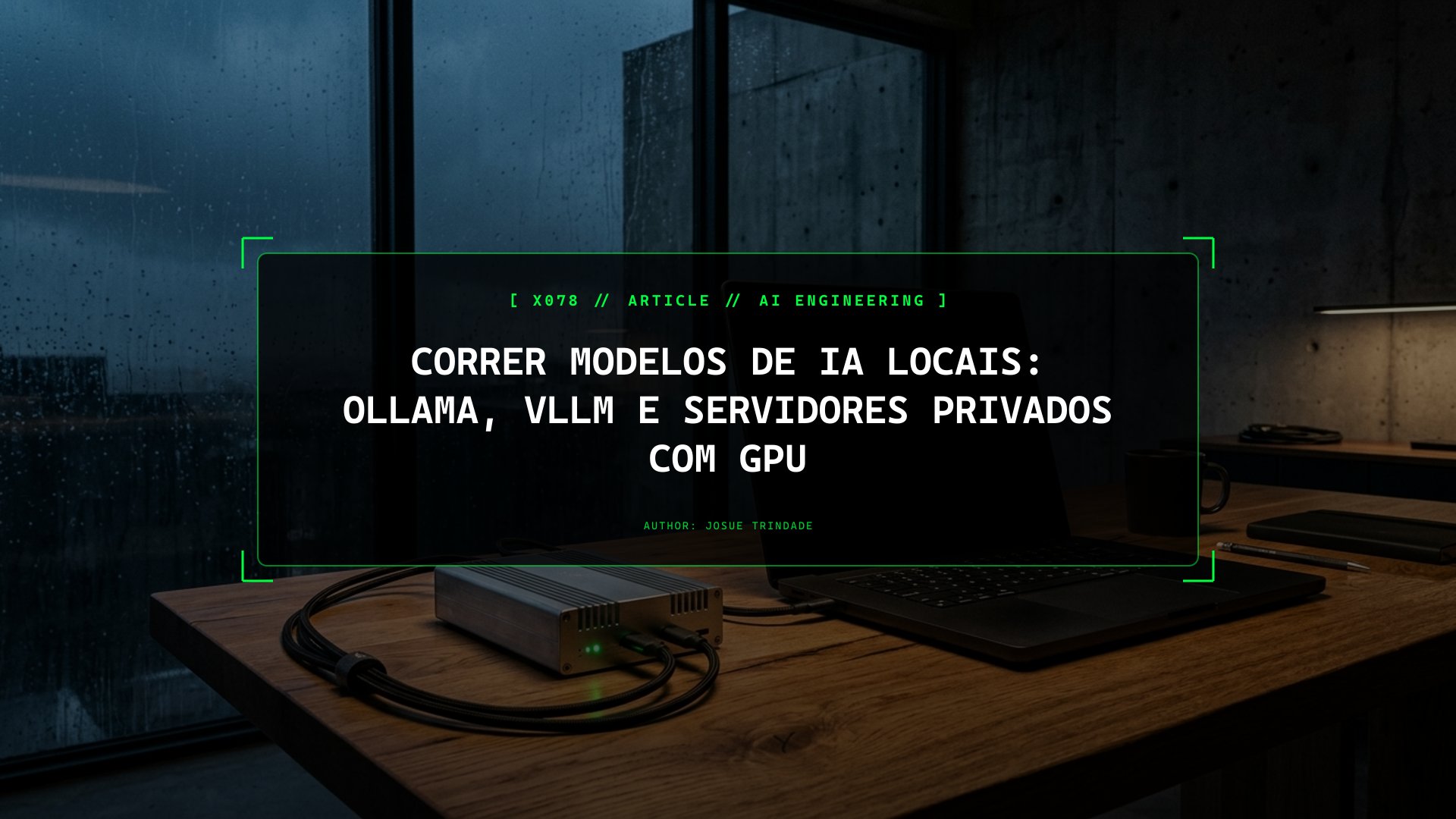Correr Modelos de IA Privados em Servidores com GPU: Guia Prático de Ollama, vLLM e Privacidade