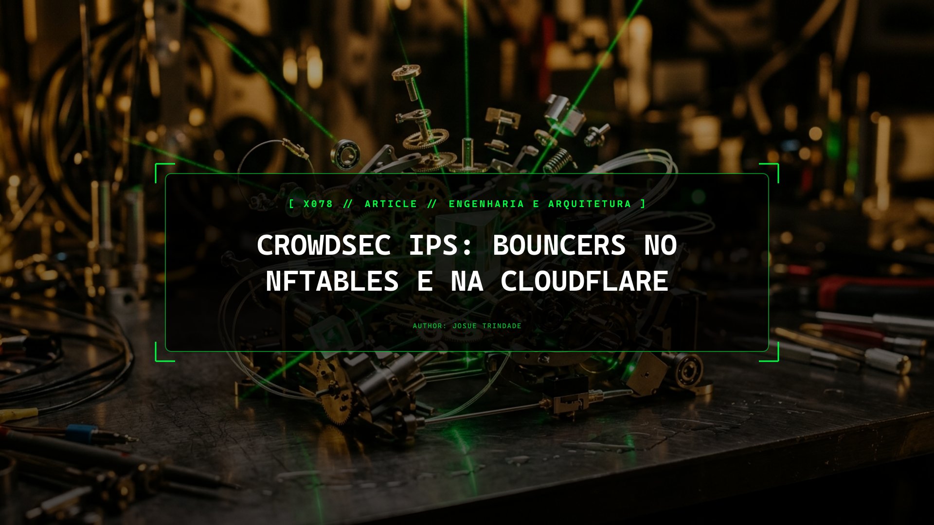 Como Substituir o Fail2Ban pelo CrowdSec com Deteção Comportamental e Bouncers na Cloudflare