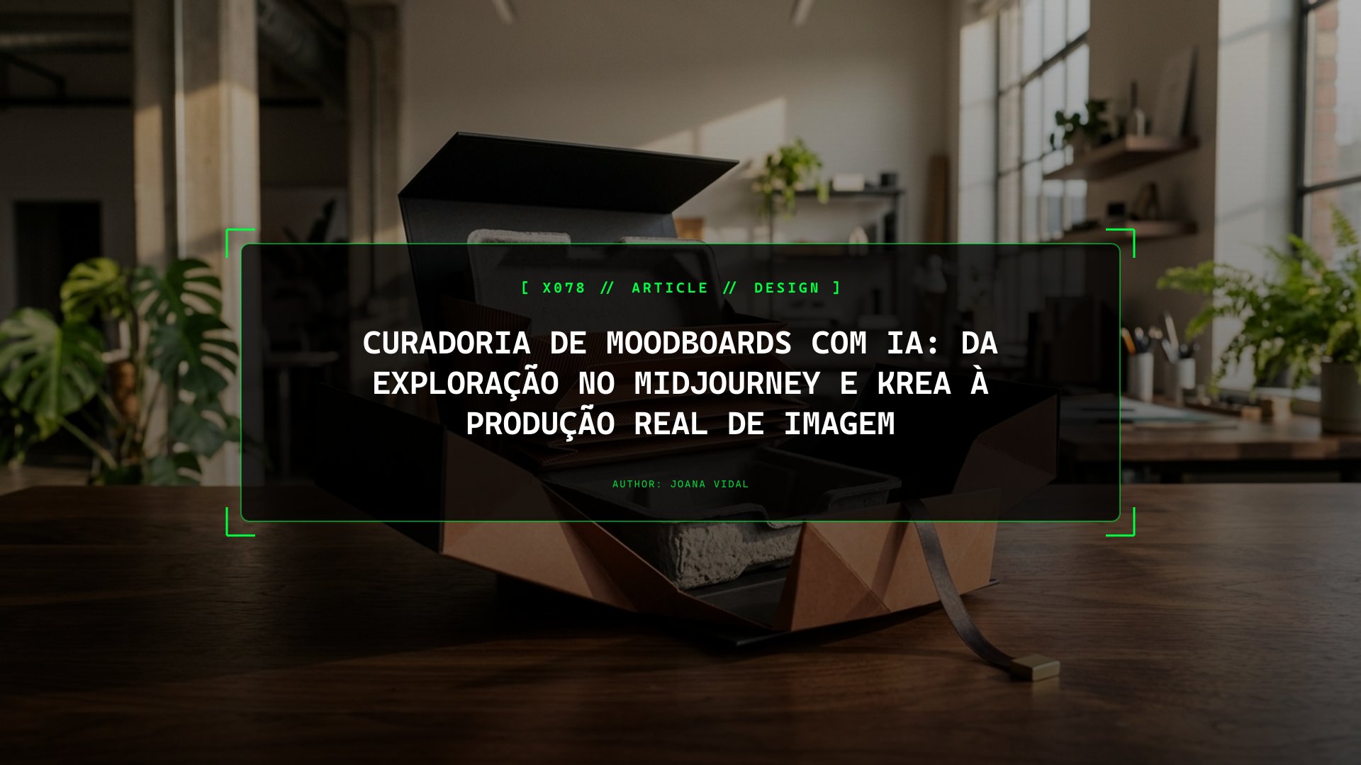 Curadoria de Moodboards com IA: Da Exploração no Midjourney e Krea à Produção Real de Imagem