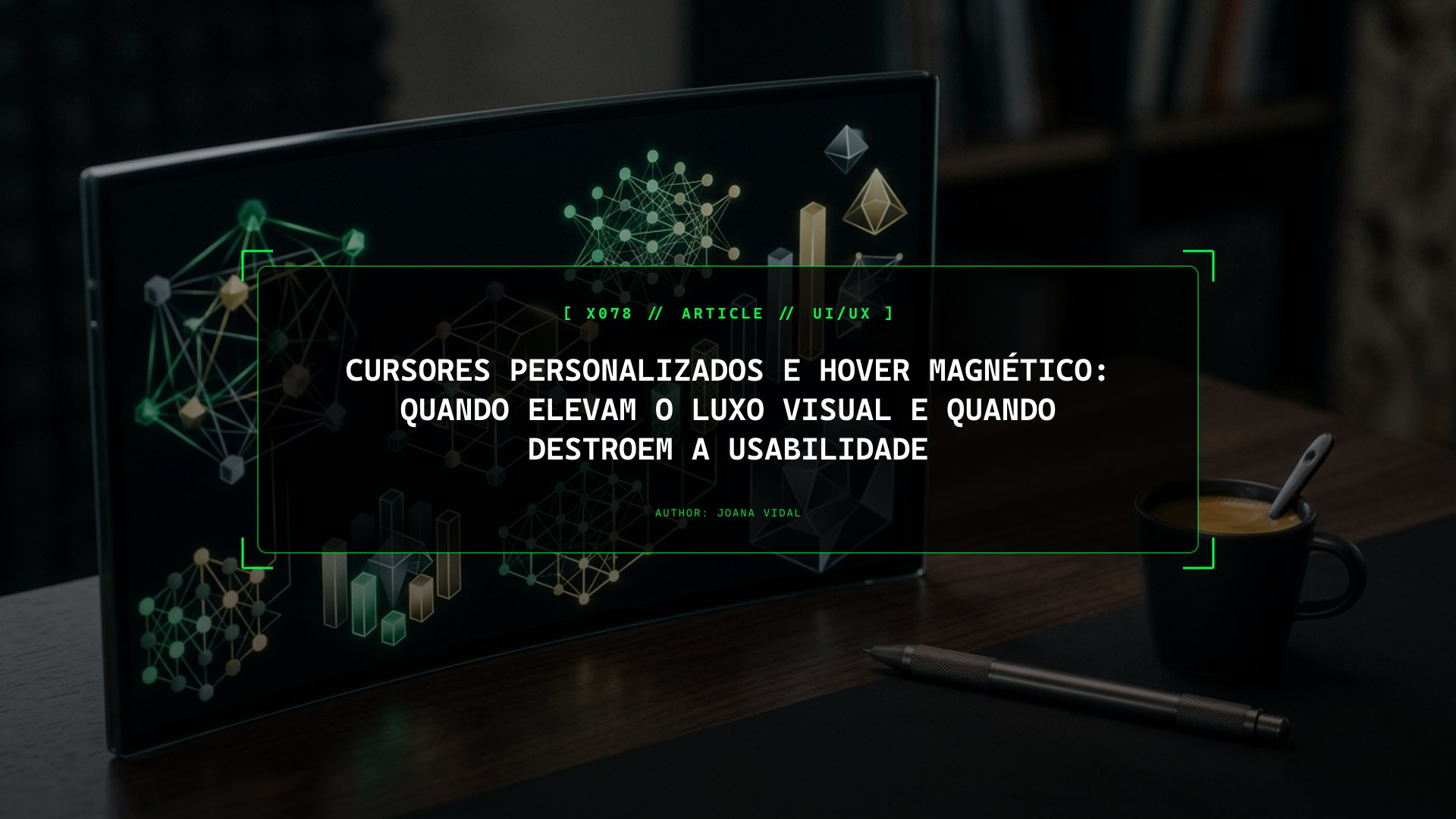 Cursores Personalizados e Hover Magnético: Quando Elevam o Luxo Visual e Quando Destroem a Usabilidade
