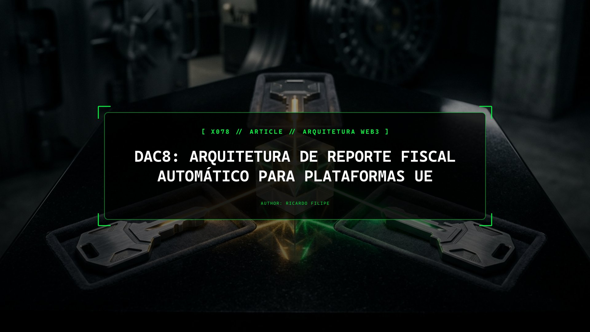 DAC8: Arquitetura de Reporte Fiscal Automático para Plataformas UE