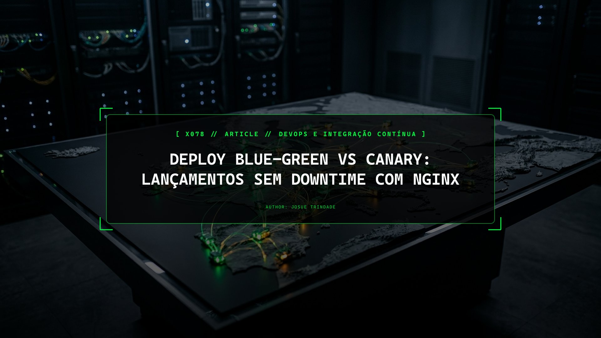 Deploy Blue-Green vs Canary: Lançamentos Sem Downtime com Nginx