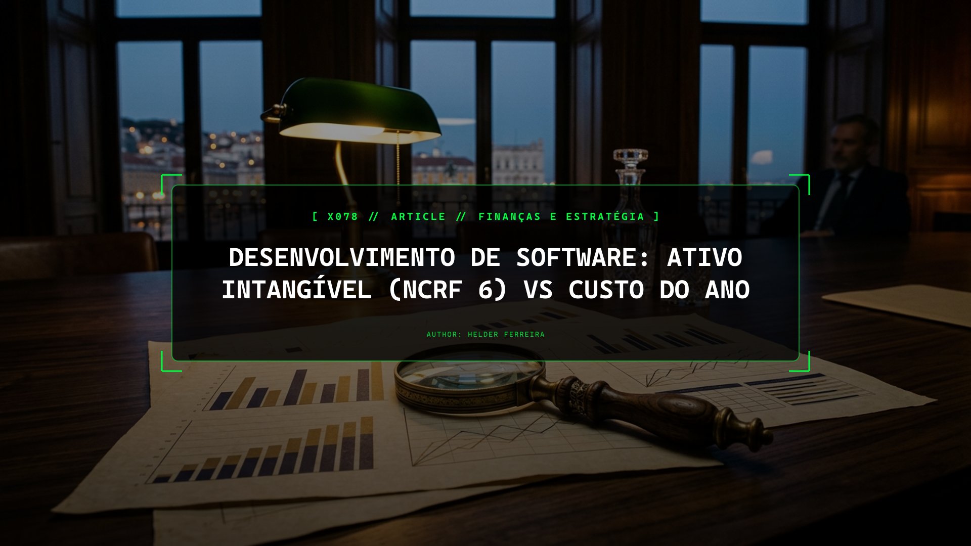 Desenvolvimento de Software: Ativo Intangível (NCRF 6) vs Custo do Ano