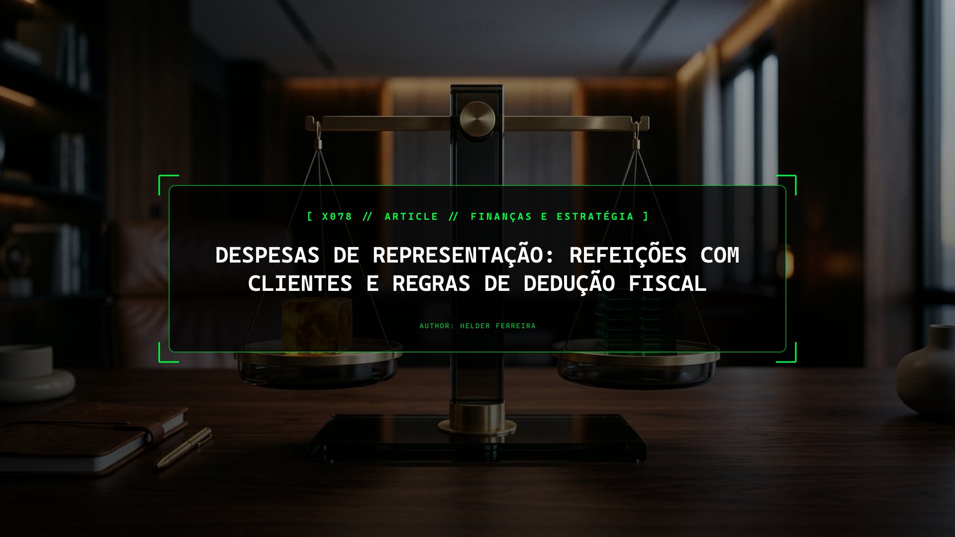 Despesas de Representação em Portugal: Regras para Refeições e Ofertas a Clientes