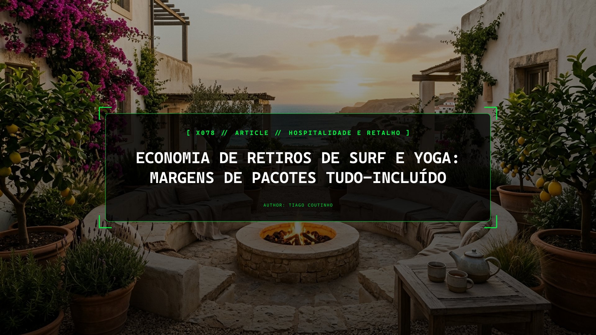 Economia dos Pacotes de Retiros de Surf e Yoga: Porque Experiências Completas Faturam 3x Mais