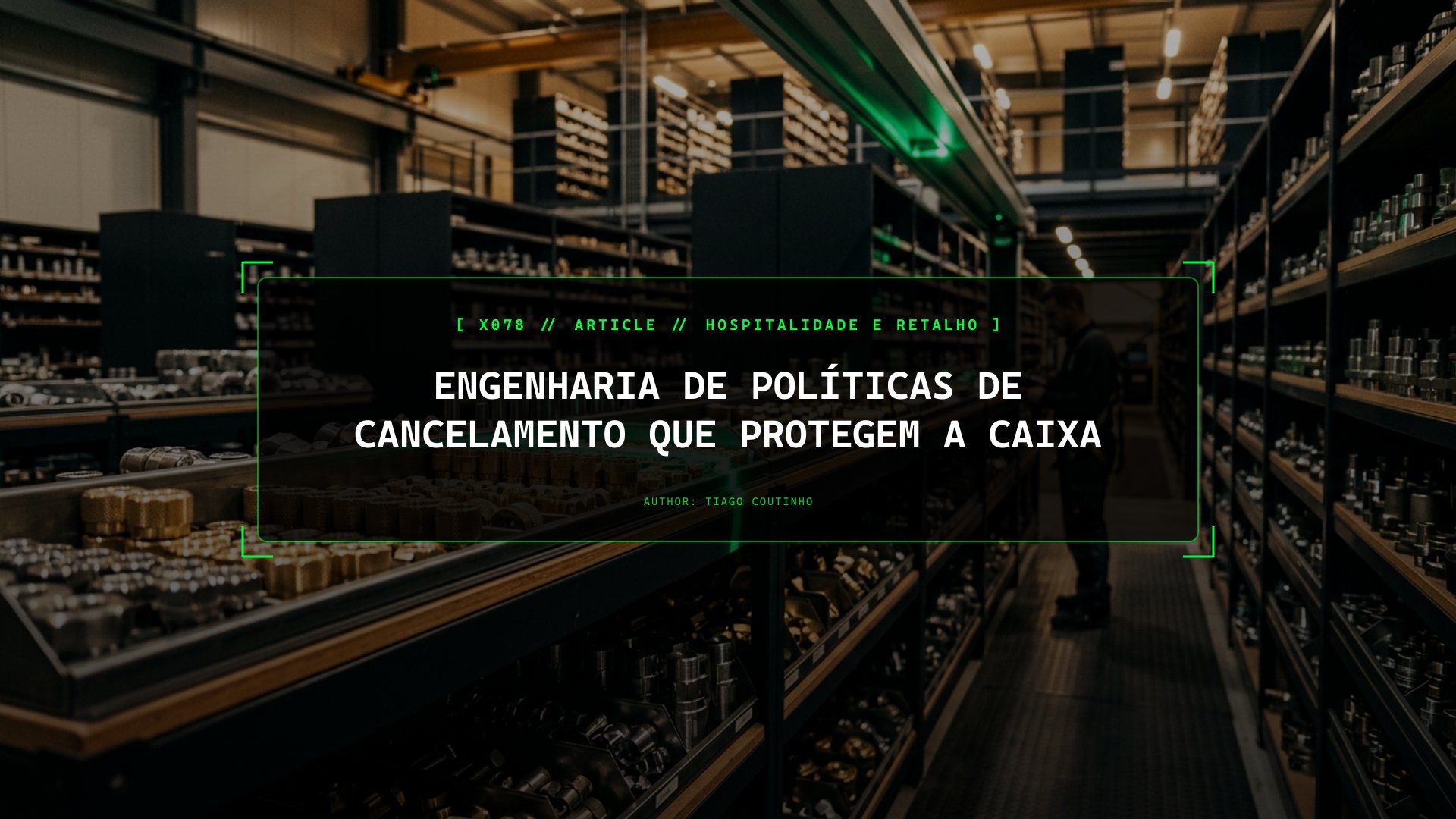 Engenharia de Políticas de Cancelamento que Protegem a Caixa