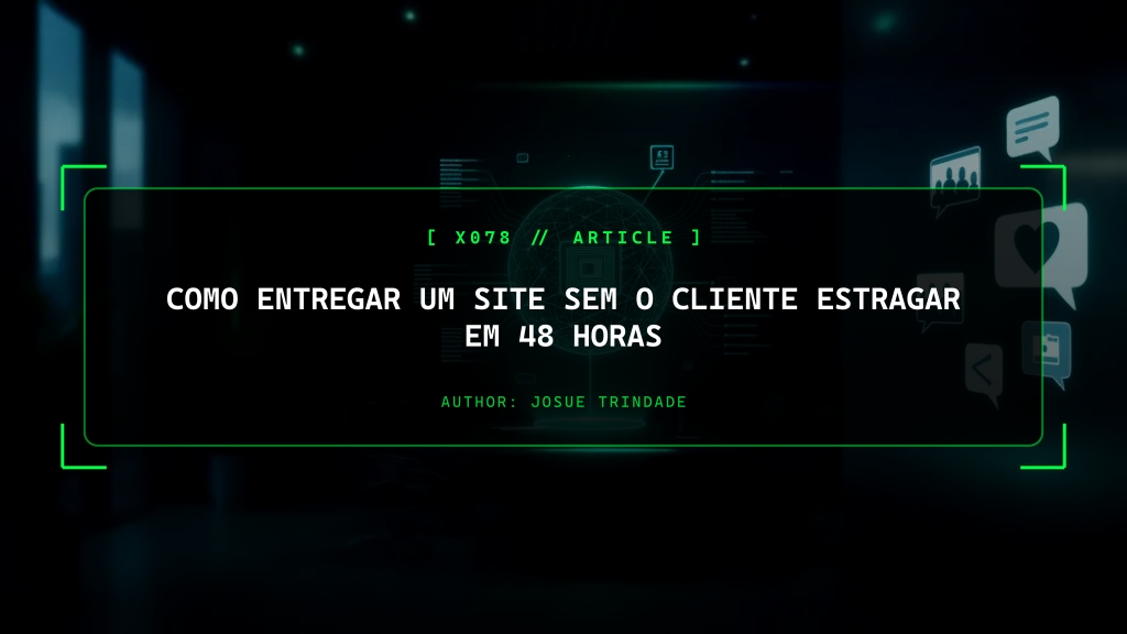 Como Entregar um Site sem o Cliente Estragar